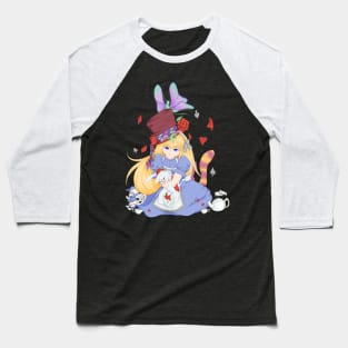 Alice and Tea Baseball T-Shirt